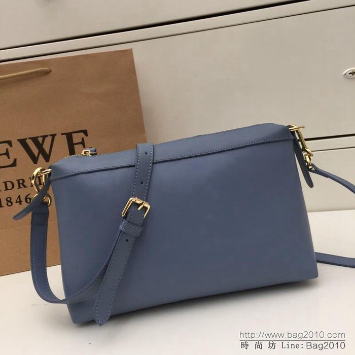 LOEWE羅意威 最新走秀款 原版牛皮 水桶包 內配子母小包 可單肩斜挎 9089  jdl1008